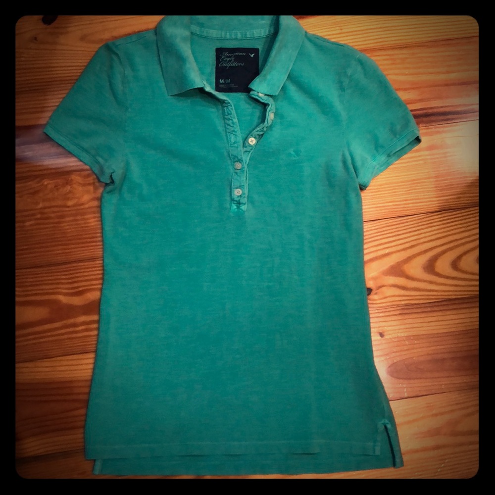 American Eagle Knit Polo Shirt